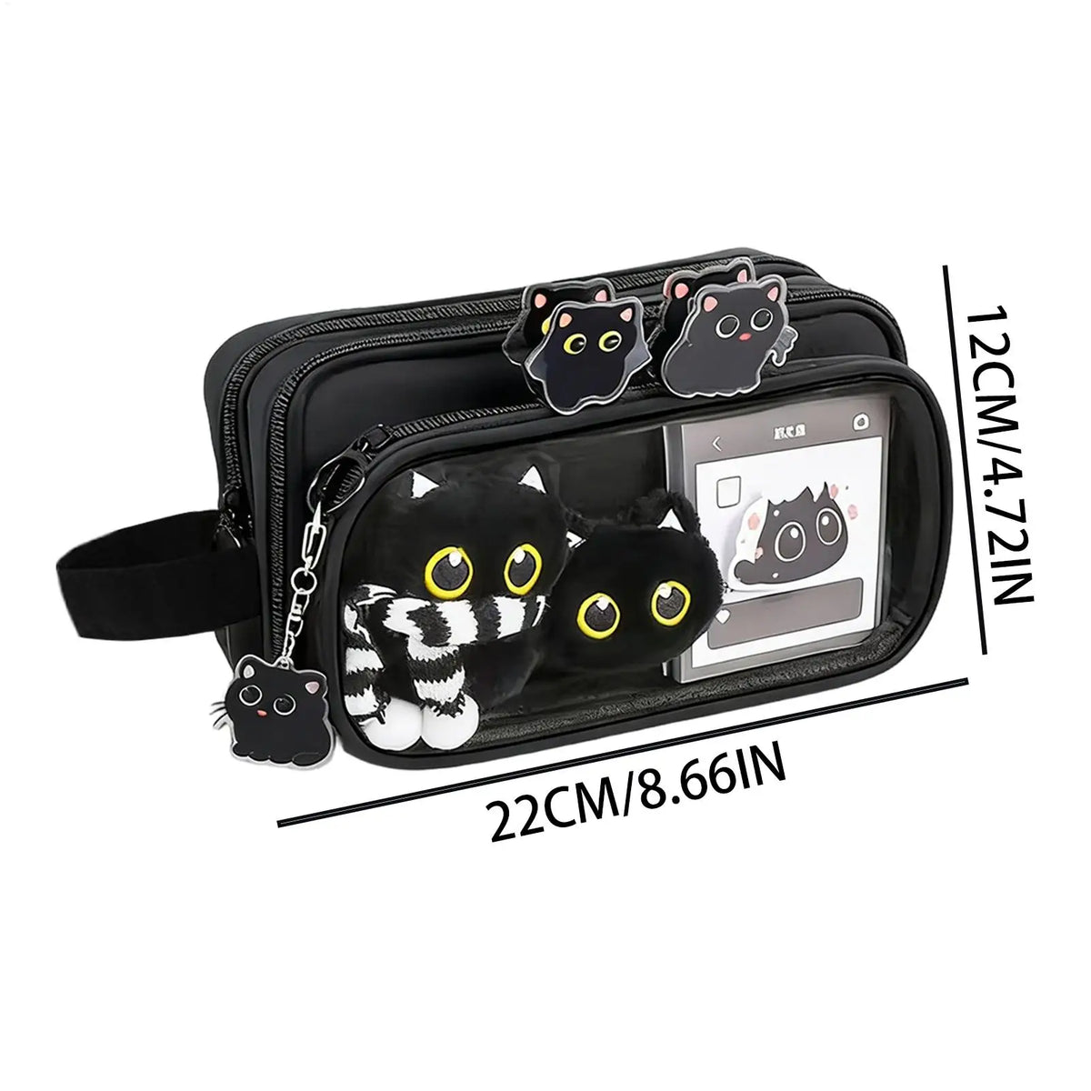 Cute Cat Pencil Case Large Capacity Stationery Set for School Pencil Case Set PLUSH