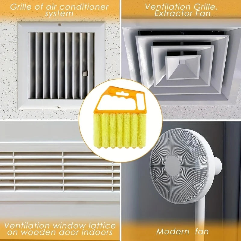 7-Finger Microfiber Blind & Window Cleaning Brush – Washable Blind Cleaning Brush PLUSH