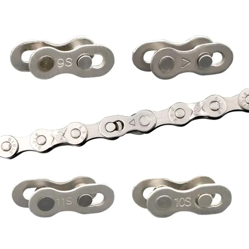 RIDERACE Quick Master Links 10/11/12 Speed Bike Chain – 5 Pairs Bike Chain Connector PLUSH
