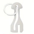 Alloy Shopping Cart Token Keychain – Trolley Coin Keyring Cart Token Keychain PLUSH Silver