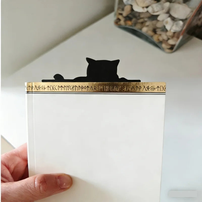 Black Cat Bookmark – Cute Gift for Students & Teachers Novelty Bookmark PLUSH