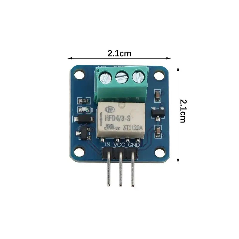 HFD4/3-S Relay Module 3.3V–5V for STM32 Microcontrollers Relay Module PLUSH 1pcs