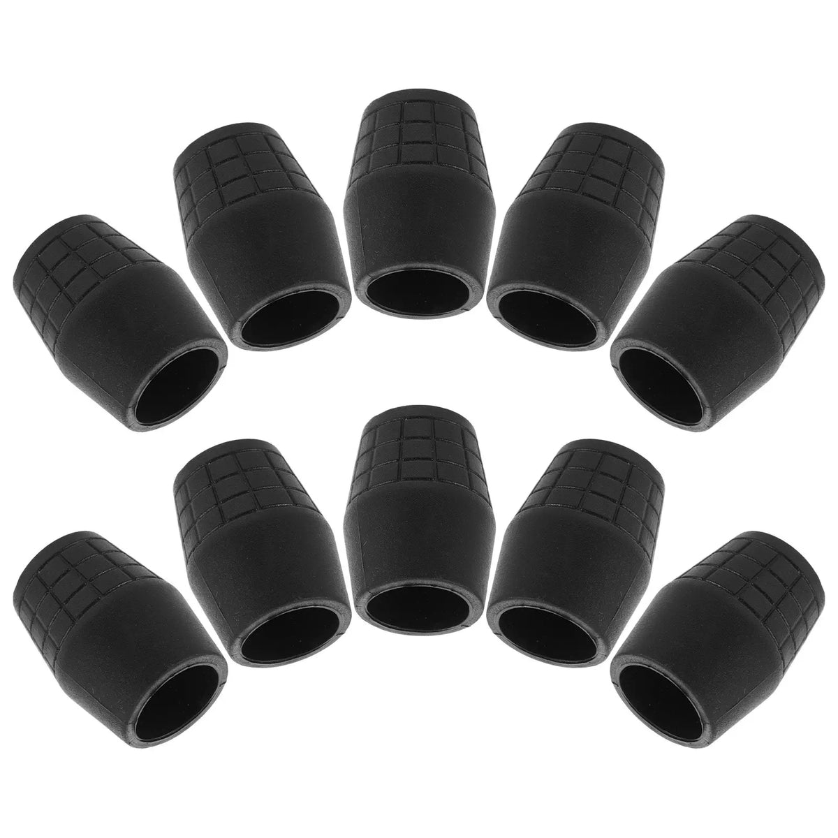 Microphone Stand Rubber Foot Pads 10-Pack | Non-Slip Caps Mic Stand Accessories PLUSH