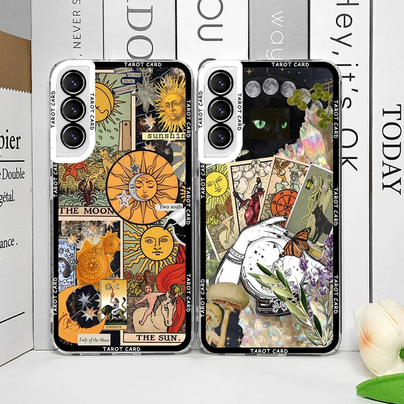 Witch Tarot Card Phone Case – Samsung Galaxy S22–S26 Series Phone Case PLUSH