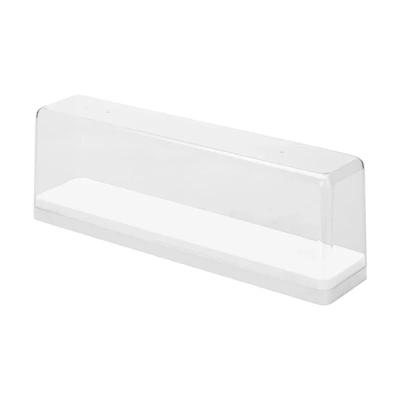 Stackable Acrylic Display Case for Anime Figures & Blind Boxes Acrylic Display Case PLUSH White single layer