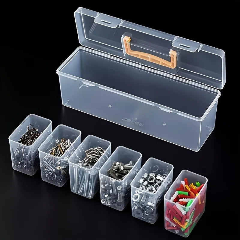 Multi-Compartment Tool Parts Storage Box Organizer Set Tool Parts Organizer PLUSH