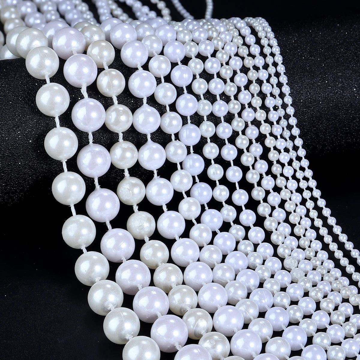 5 Yards Imitation Pearl Bead Chain – DIY Jewelry & Wedding Decor Pearl Bead Chain PLUSH
