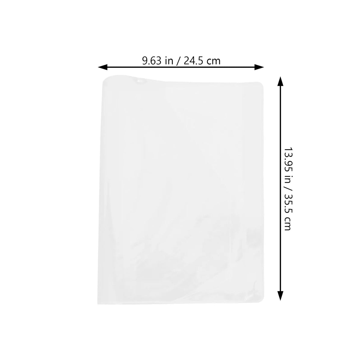 A5 Clear PVC Book Cover Protector – Transparent Scrapbook Film Book Cover Protector PLUSH