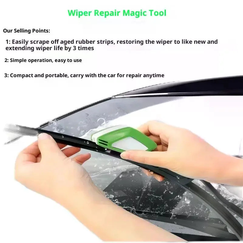 Universal Wiper Blade Repair & Regroove Tool – Car Accessory Wiper Repair Tool PLUSH