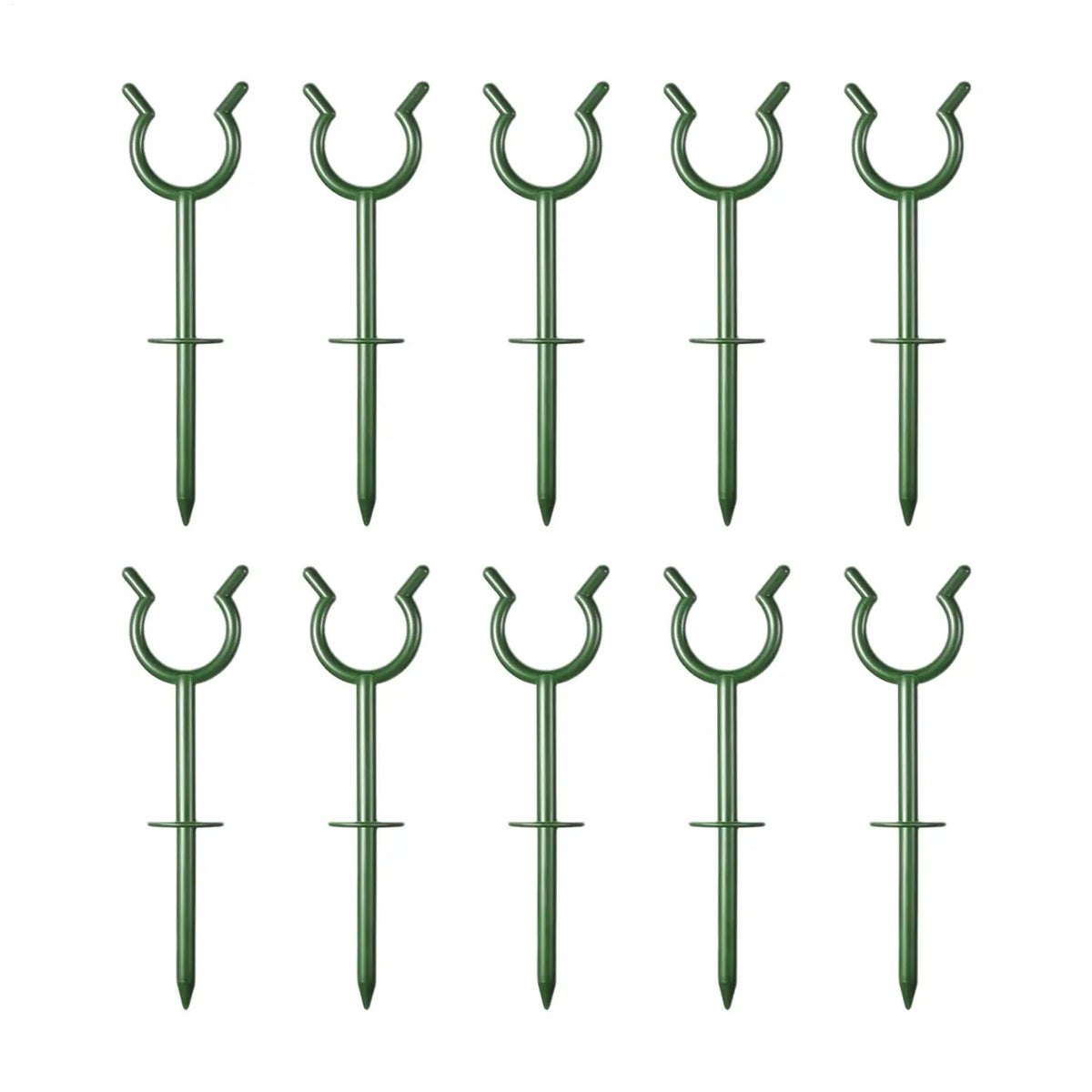 10-Pack Garden Hose Guide Stakes – Anti-Tangle Lawn Holder Garden Hose Guide PLUSH
