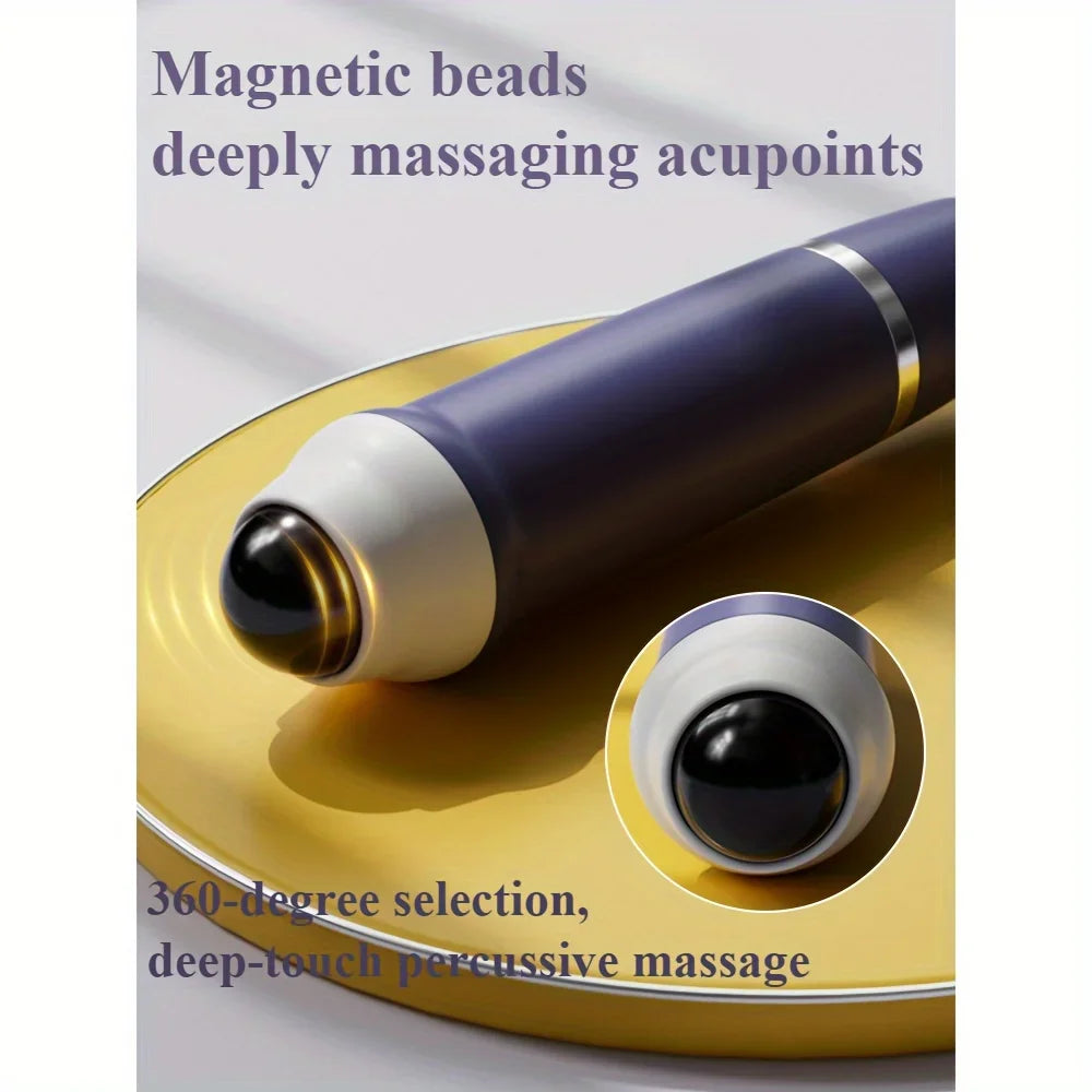 Telescoping Back Scratcher & Ball Massage Stick – Portable Back Scratcher Massager PLUSH