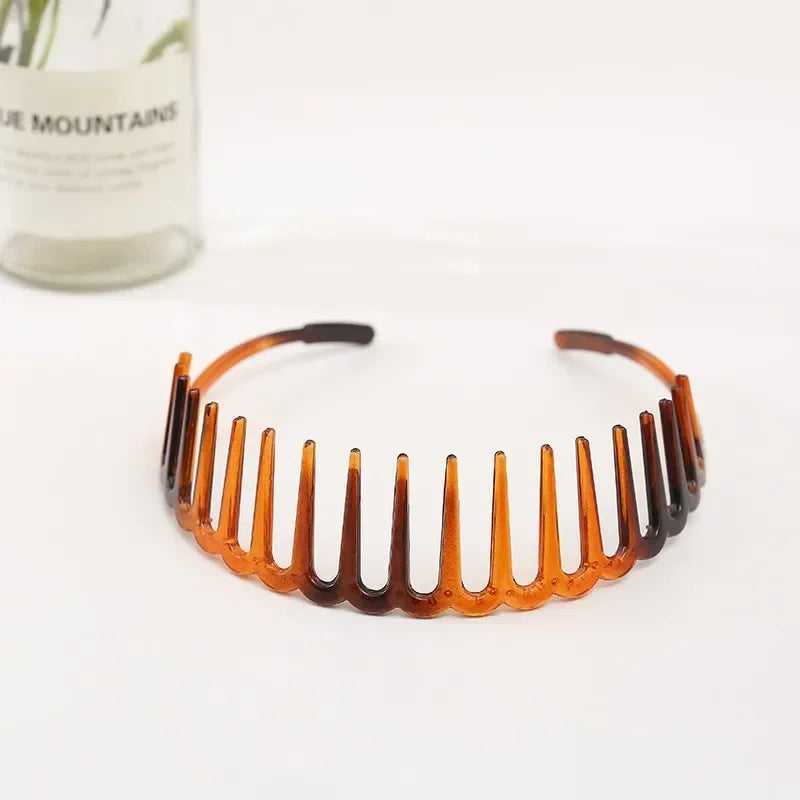 Wavy Sports Headband – Unisex Wave Hair Hoop for Men & Women Sports Headband PLUSH 4