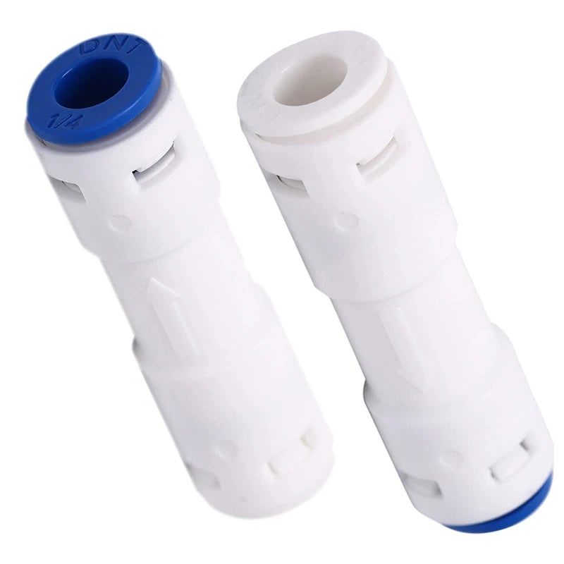 1/4" Push-In Check Valve for Reverse Osmosis Water Filters Plumbing Check Valve PLUSH