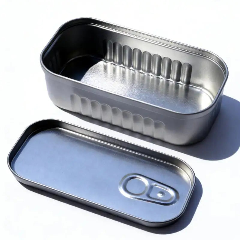Sardine Can Design Tin Box – Small Item Storage Organizer Novelty Tin Box PLUSH