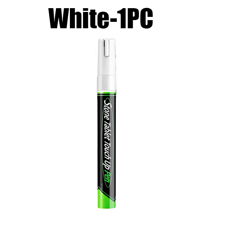 Pet Tombstone Touch-Up Paint Pen – Waterproof Metal Lettering Touch-Up Paint Pen PLUSH White
