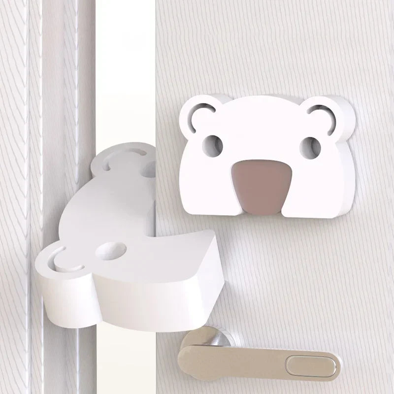 Baby Safety Door Stopper – Cartoon Bear EVA Finger Guard Baby Door Stopper PLUSH