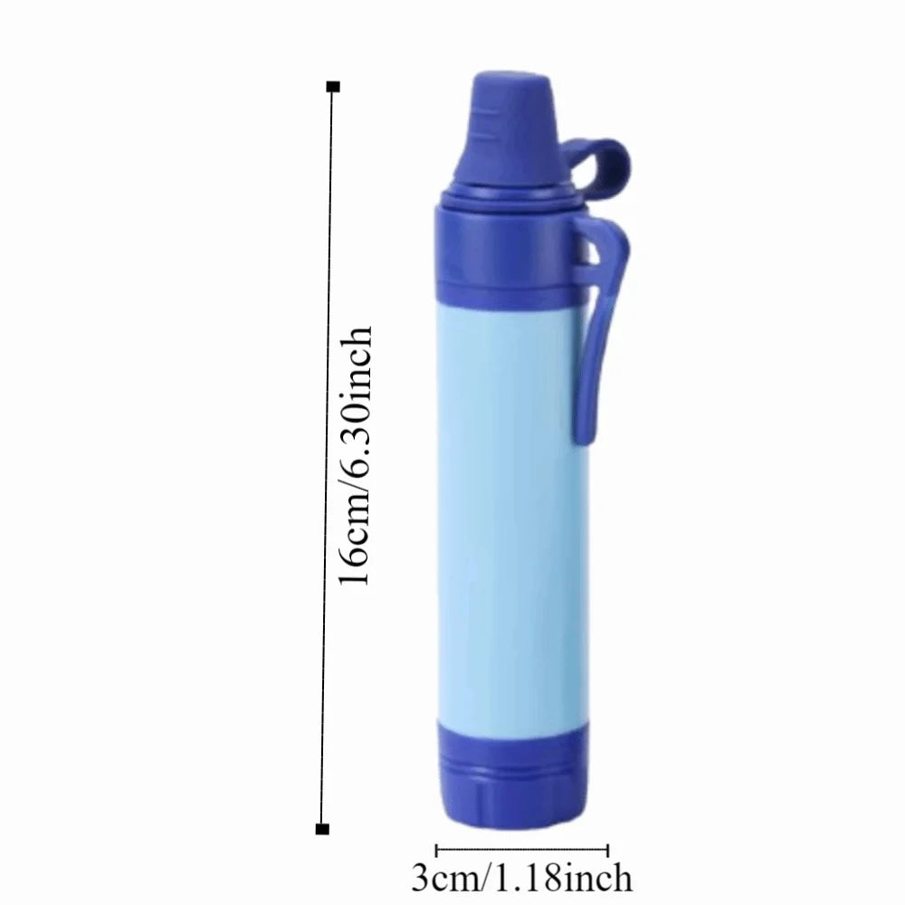 Mini Survival Water Filter Straw – Portable Purifier 1500L Water Filter Straw PLUSH