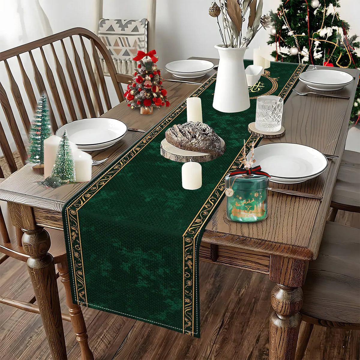 Islamic Arabic Motif Table Runner | 3 Sizes – Home & Décor Decorative Table Runner PLUSH