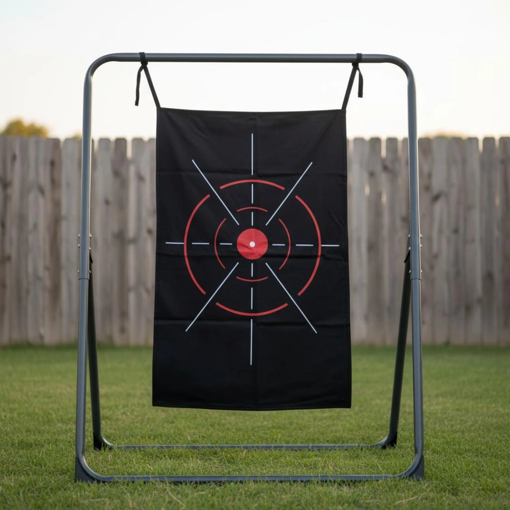 Golf Target Practice Mat | Concentric Rings Training Aid Golf Training Mat PLUSH