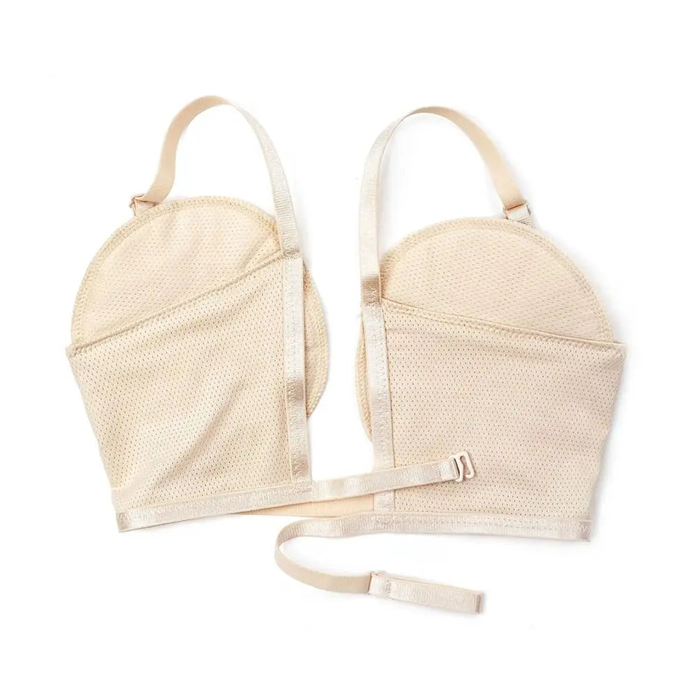 Reusable Washable Underarm Sweat Pads – Skin Tone Underarm Sweat Pads PLUSH Mesh face color