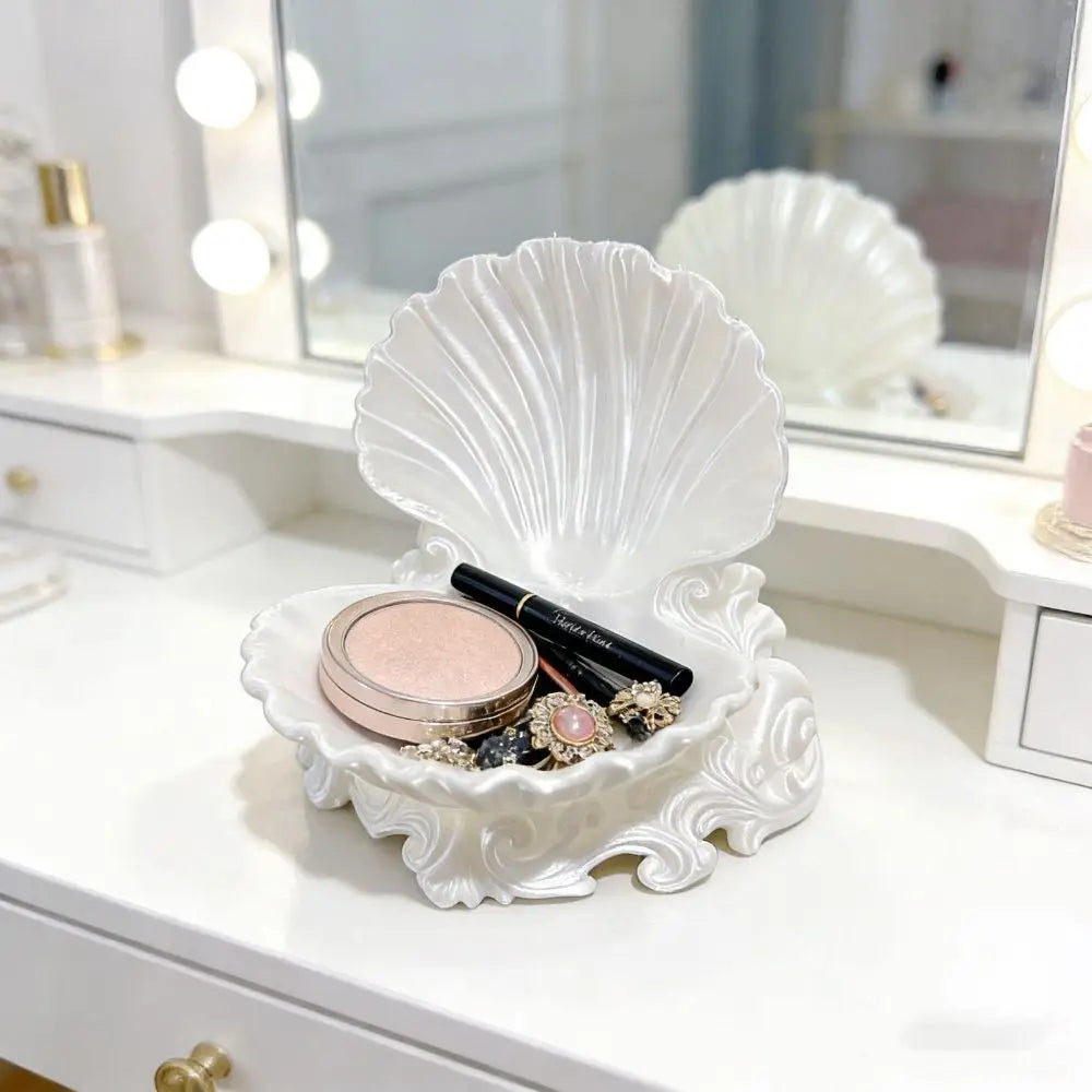 3D Printed Shell Jewelry Tray | Ocean Wave Organizer Jewelry Organizer Tray PLUSH