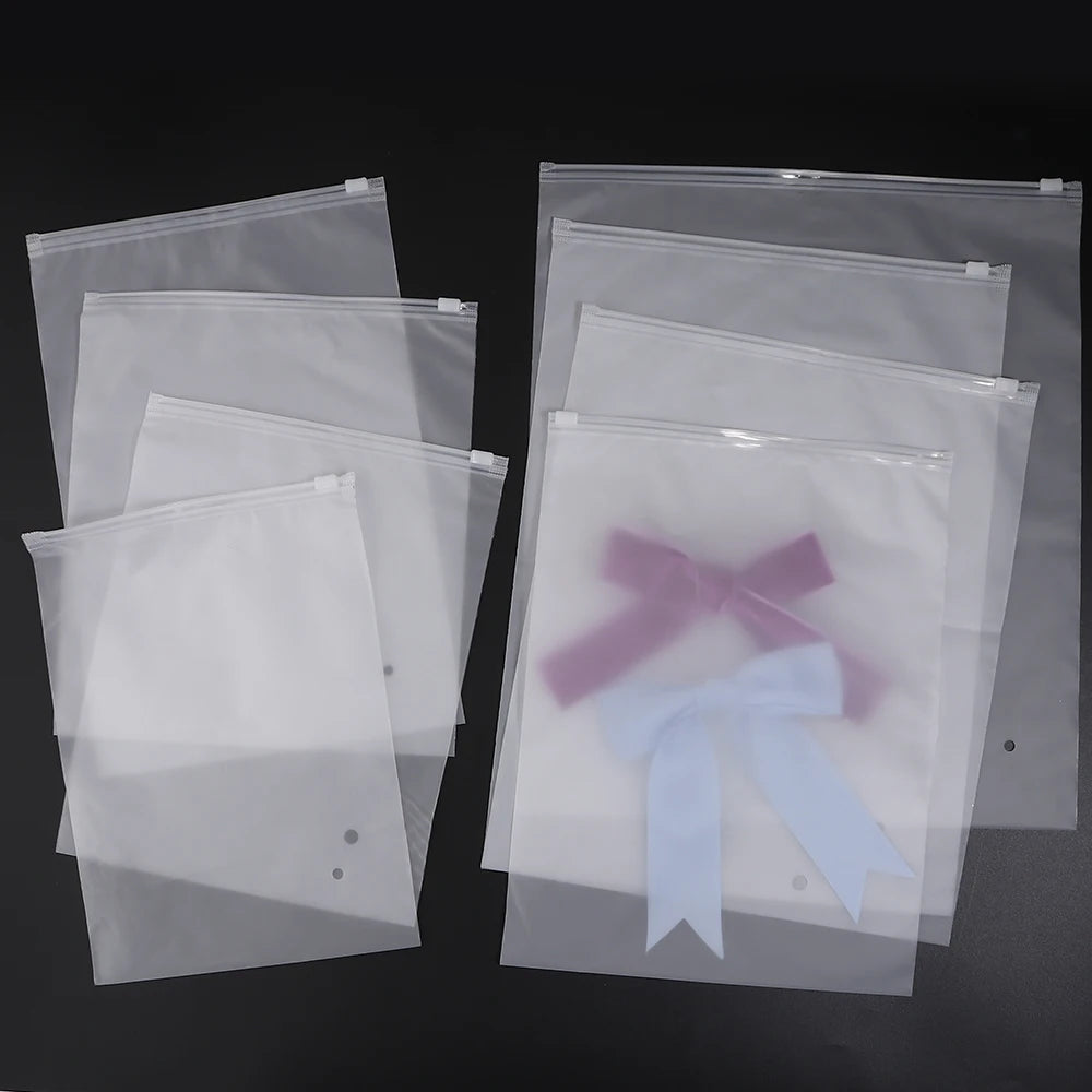 Matte Frosted Ziplock Bags – Jewelry & Craft Storage Pouches Ziplock Storage Bags PLUSH