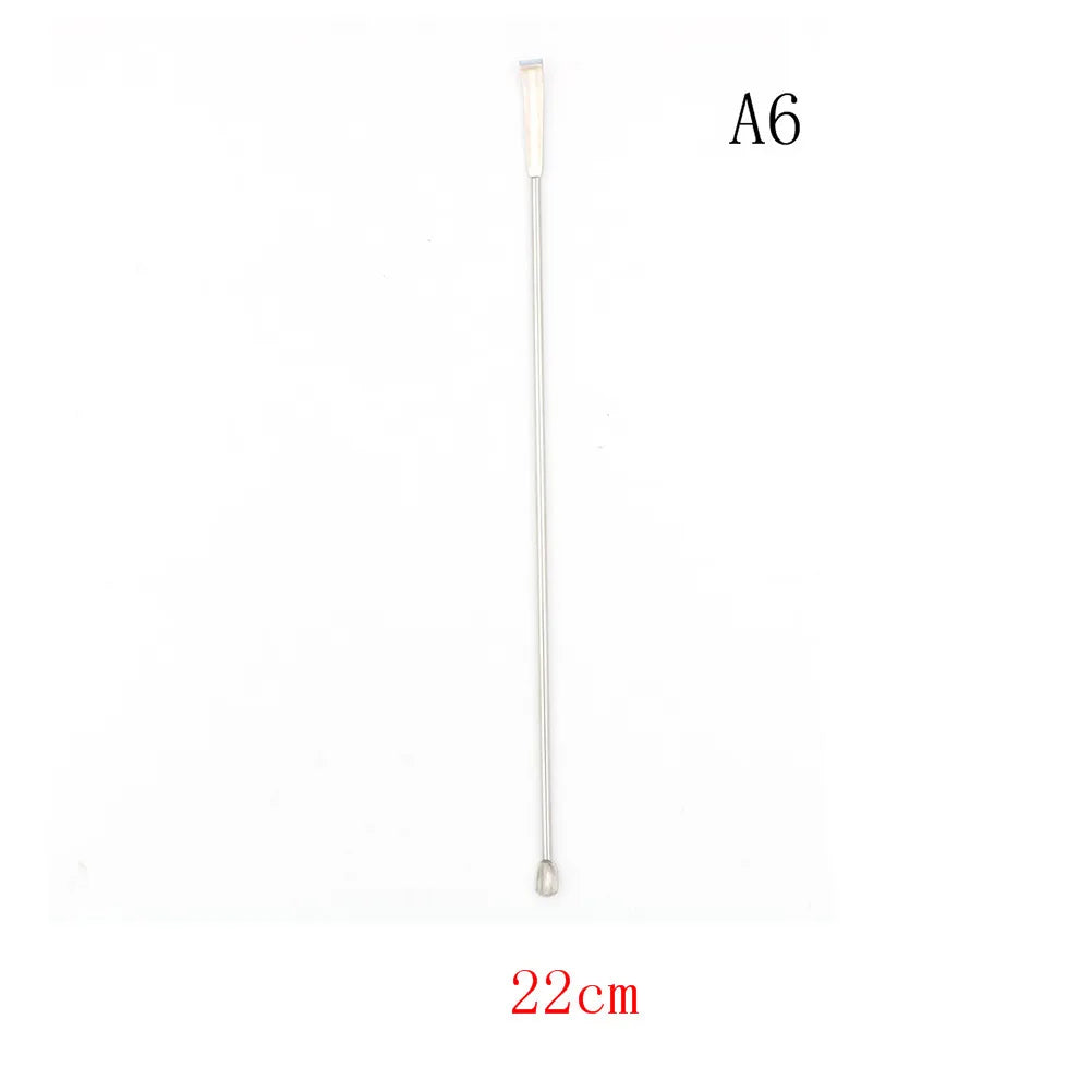 Stainless Steel Micro Spatula – Double-Ended Lab Scoop Spoon Lab Micro Spatula PLUSH 22cm