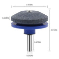 Electric Lawn Mower Blade Sharpener – Grinding Head & Whetstone Blade Sharpener Tool PLUSH Blue