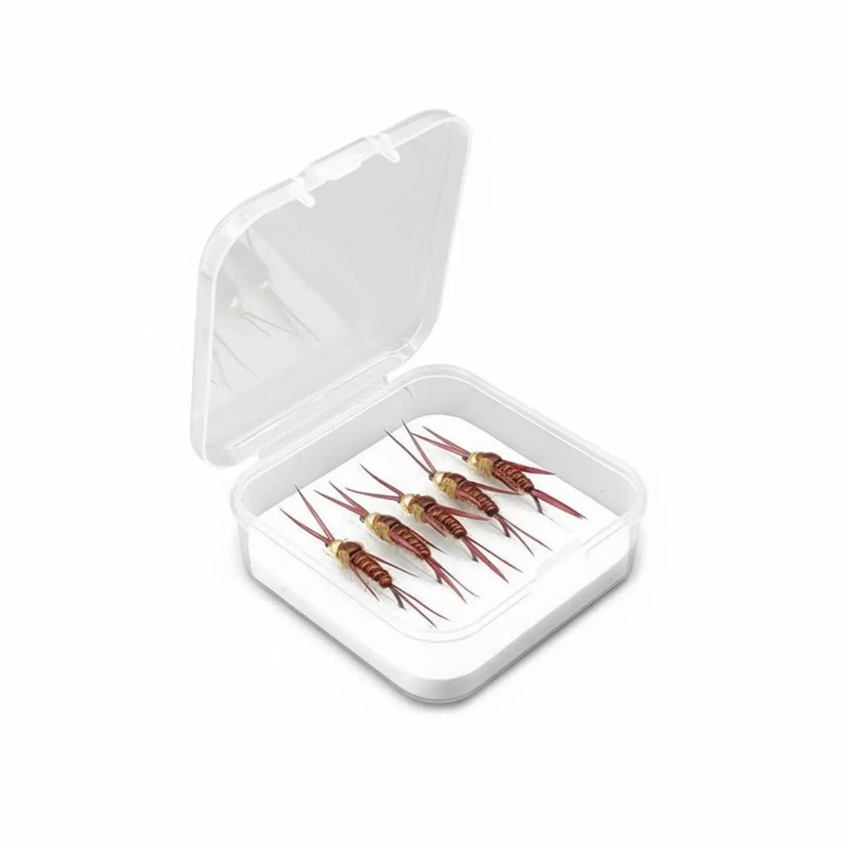 Stonefly Nymph Fly Lures 5pk – Bead Head Trout Hooks #12 Fly Fishing Lures PLUSH