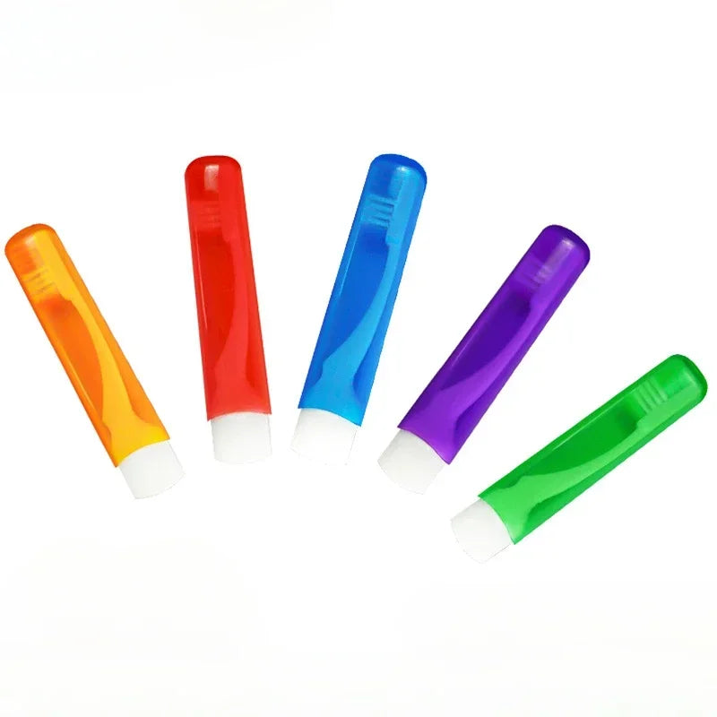 Mini Folding Travel Toothbrush – Portable Manual, 5 Colors Travel Toothbrush PLUSH