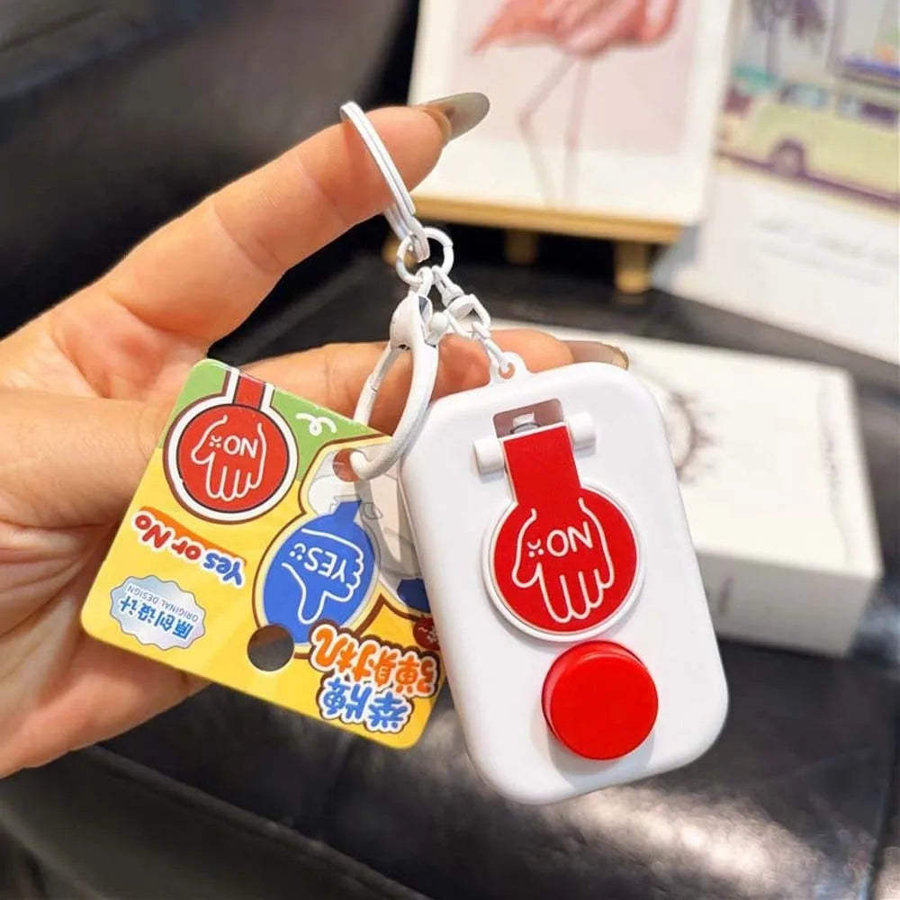 Sound Emitting Voice Button Keychain – Cartoon Animal Design Novelty Keychain PLUSH Style 6