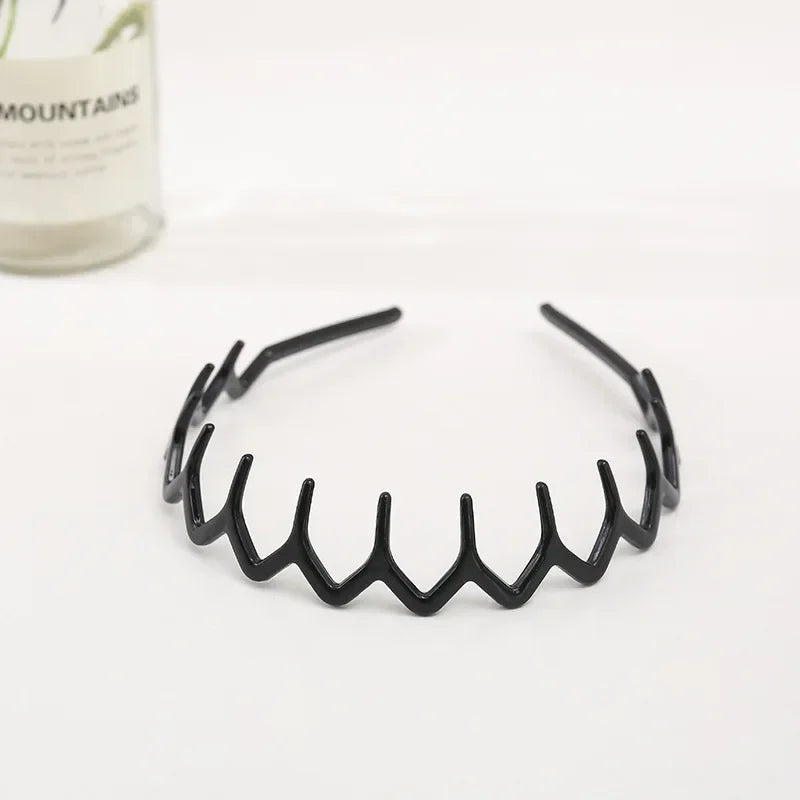 Wavy Sports Headband – Unisex Wave Hair Hoop for Men & Women Sports Headband PLUSH 2