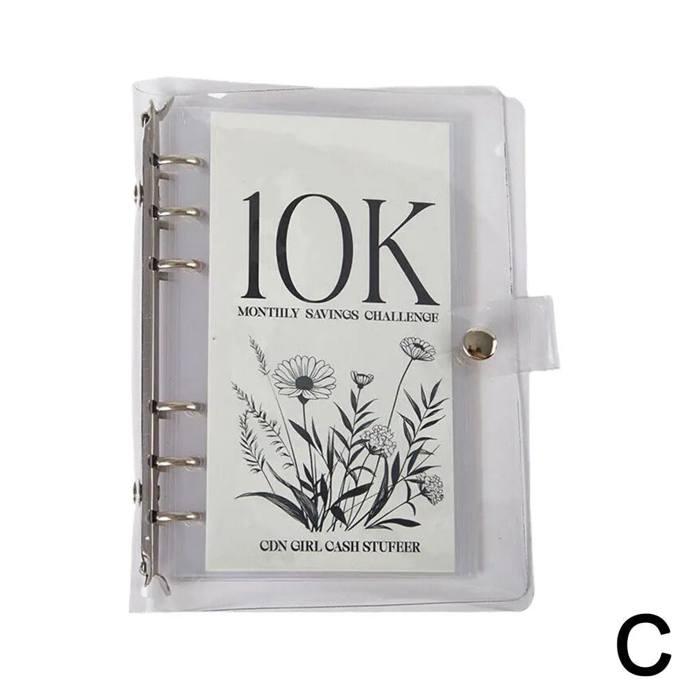 PVC Loose-Leaf Card Album Organizer – 6-Hole Binder Book Loose-Leaf Card Binder PLUSH C