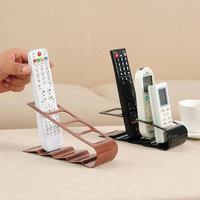 4-Compartment Desktop Organizer – Remote & Desk Storage Rack Desktop Organizer PLUSH