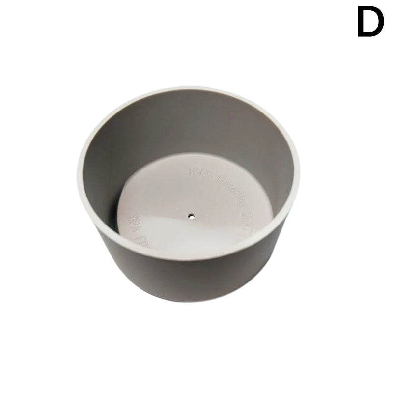 Silicone Cup Boot Bottom Cover for 40oz 30oz 20oz Tumblers Bottle Boot Sleeve PLUSH 7.5cm Gray