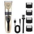 Electric Pet Hair Clipper Grooming Trimmer – Dog Cat Rabbit Pet Grooming Clipper PLUSH Gold