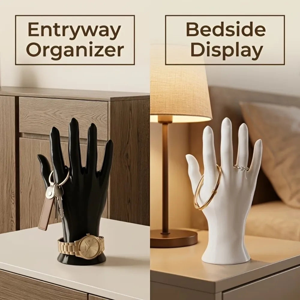 3D Printed Jewelry Display Hand Model – Ring & Bracelet Holder Jewelry Display Stand PLUSH