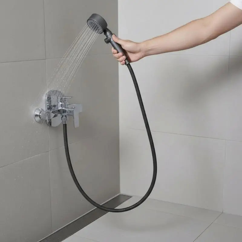 Reinforced High-Pressure Shower Hose 59" Anti-Kink Universal Fit Shower Hose PLUSH
