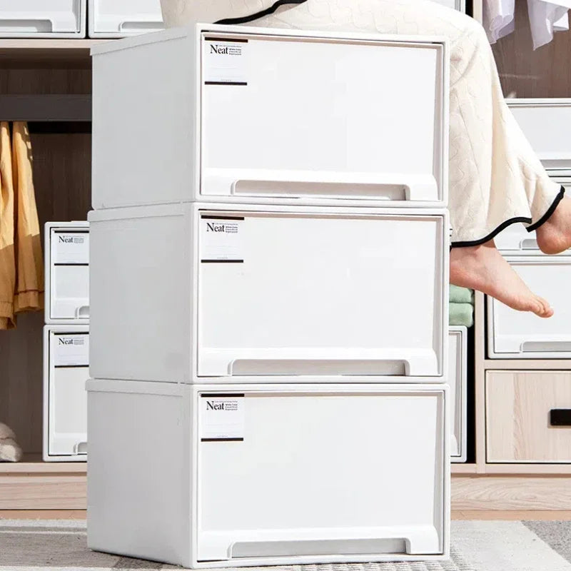Stackable Drawer Storage Box – High-Capacity Clothes Organizer Drawer Storage Box PLUSH