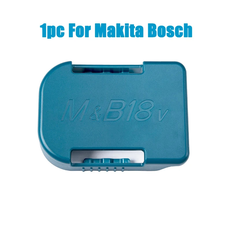 18V Battery Wall Mount Holder for Makita Bosch Dewalt Milwaukee Battery Wall Mount Holder PLUSH For Makita Bosch China Mainland