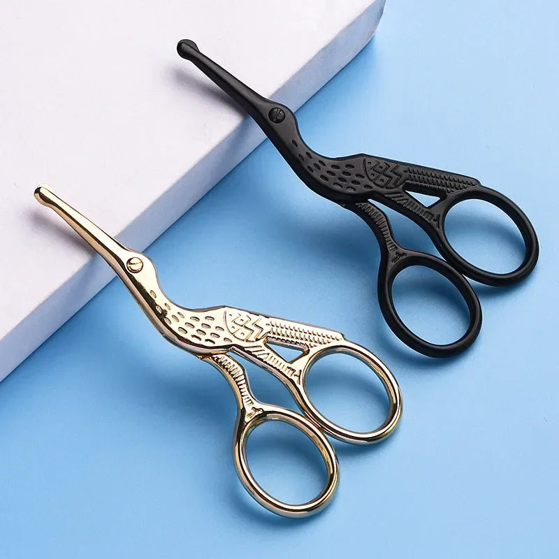 Round Tip Grooming Scissors – Nose, Eyebrow & Beard Trimmer Grooming Scissors PLUSH