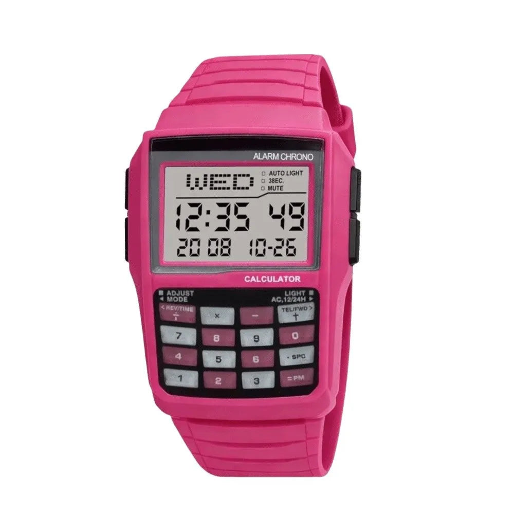 Men's LED Digital Watch – Waterproof, Alarm & Shock Resistant Digital LED Watch PLUSH Style 10