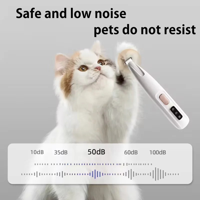 USB Rechargeable Pet Hair Trimmer – Cat & Dog Grooming Clipper Pet Grooming Clipper PLUSH