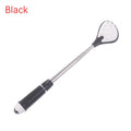 Telescopic Back Scratcher & Acupressure Massage Stick Back Scratcher Tool PLUSH Black