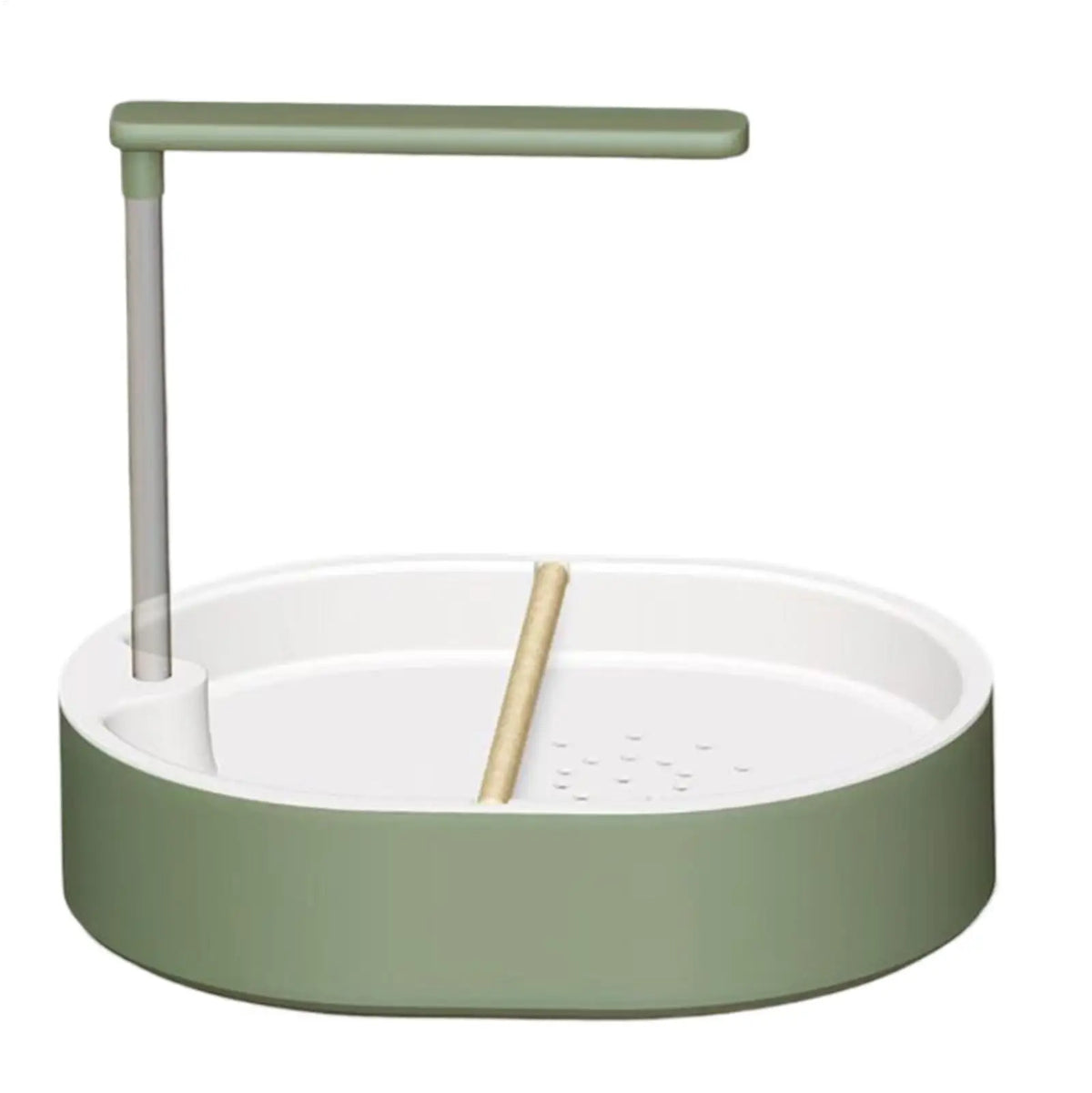 Automatic Circulating Bird Bath Tub for Parrots – Green Bird Bath Tub PLUSH