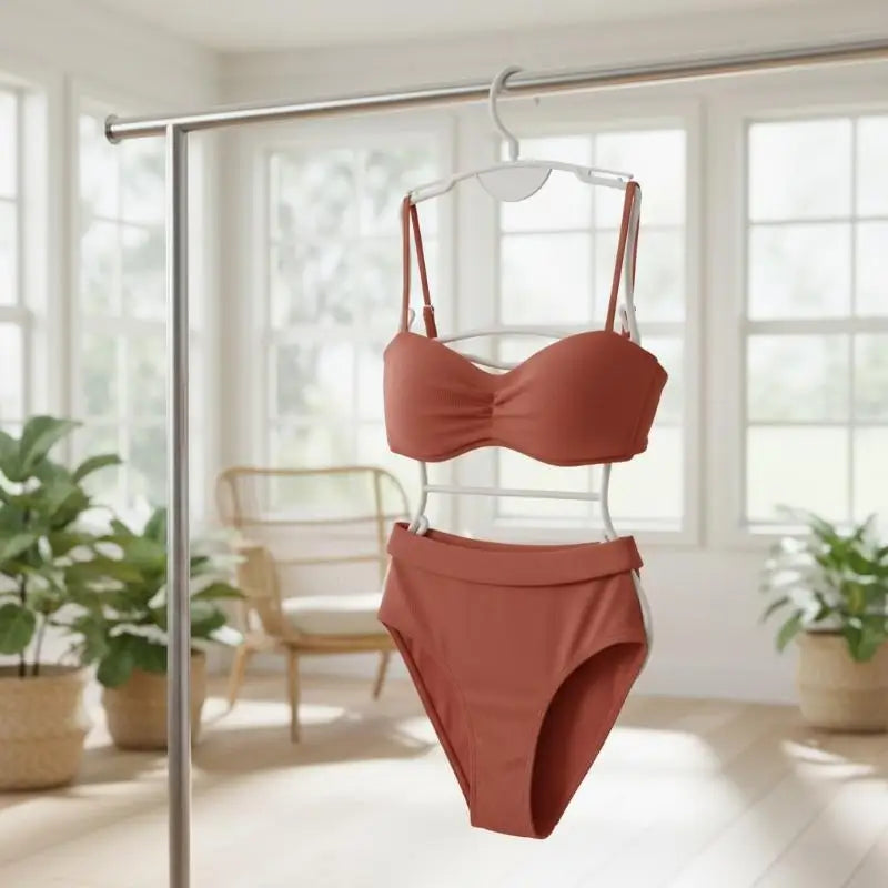 Foldable Swimsuit Hanger & Lingerie Organizer | Space Saver Clothing Hanger Organizer PLUSH