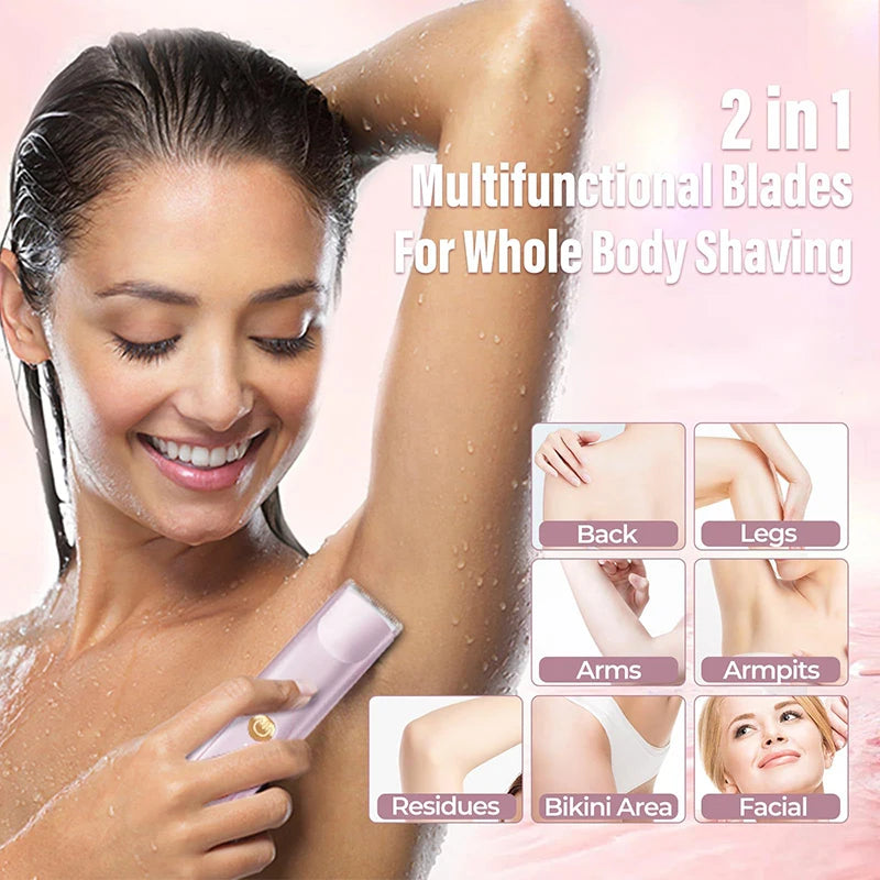 Women's Electric Bikini Trimmer & Body Hair Remover Electric Hair Trimmer PLUSH