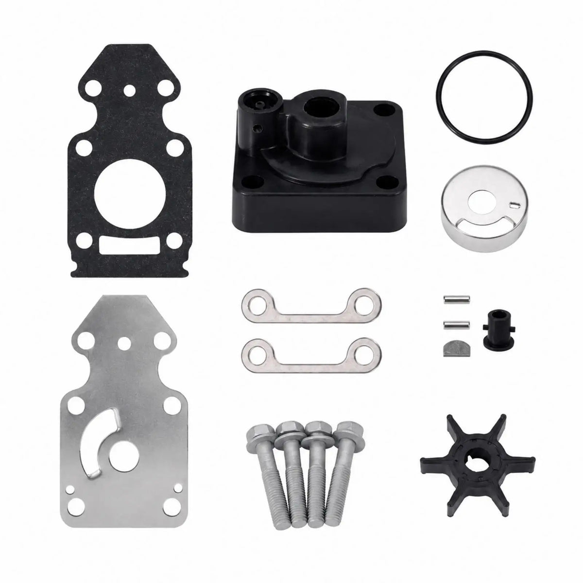 Yamaha 9.9 15HP Outboard Water Pump Rebuild Kit F9.9 F8 1984-95 Outboard Pump Repair Kit PLUSH Default Title