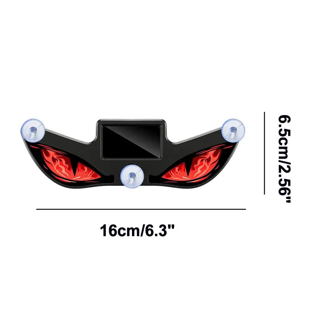 Solar LED Car Warning Light – Dynamic Big Eye Suction Cup LED Car Warning Light PLUSH