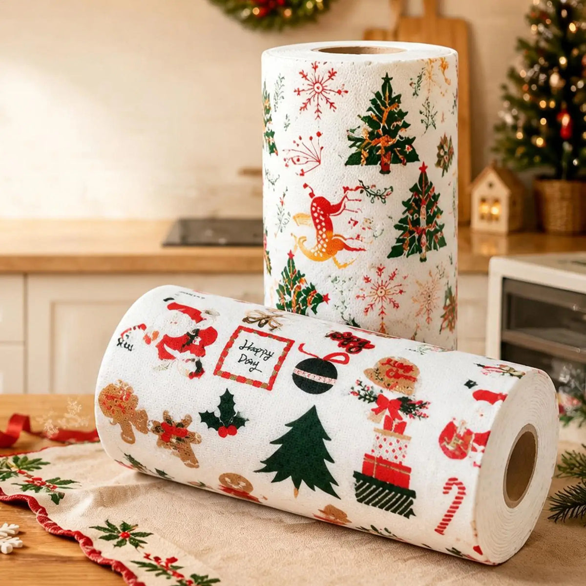 Reusable Microfiber Cleaning Cloth Roll – 20 Tearable Sheets Microfiber Cleaning Cloth PLUSH